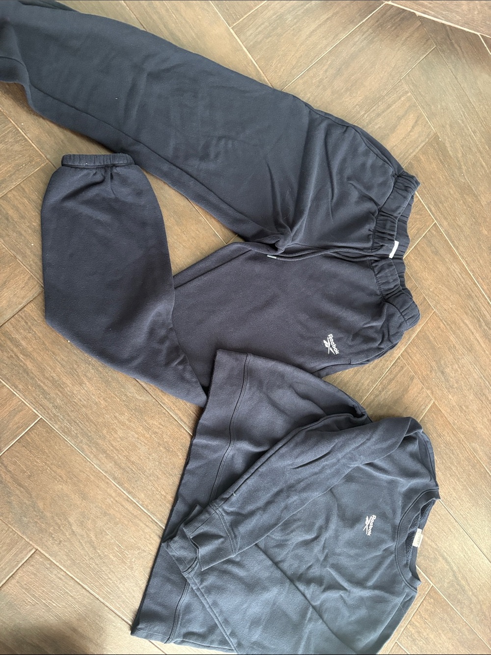 Reebok navy blue Crewneck Sweatshirt and Jogger Set